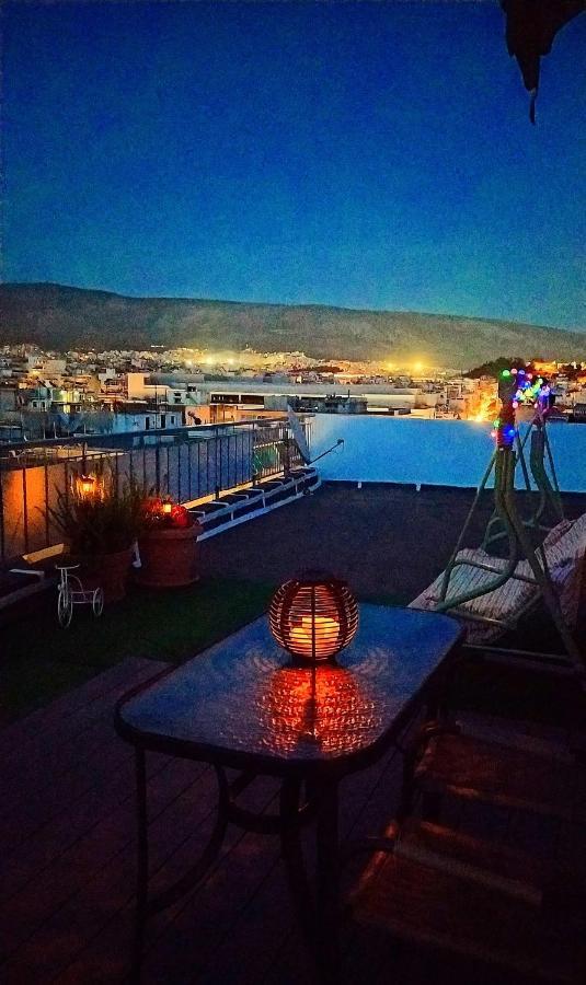 Rooftop Studio, Acropolis View! Athén Kültér fotó